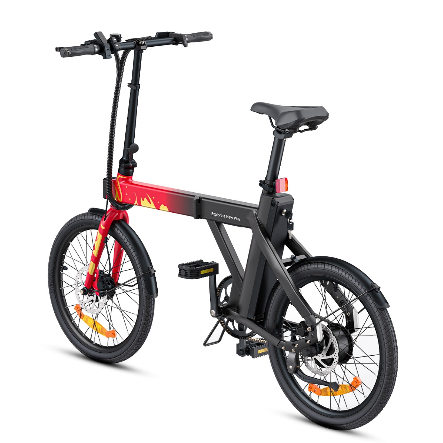ENGWE P20 Limited Edition Elektrische Fahrräder - 250W Motor 36V9.6Ah Akku 20 Zoll-Reifen - Rot