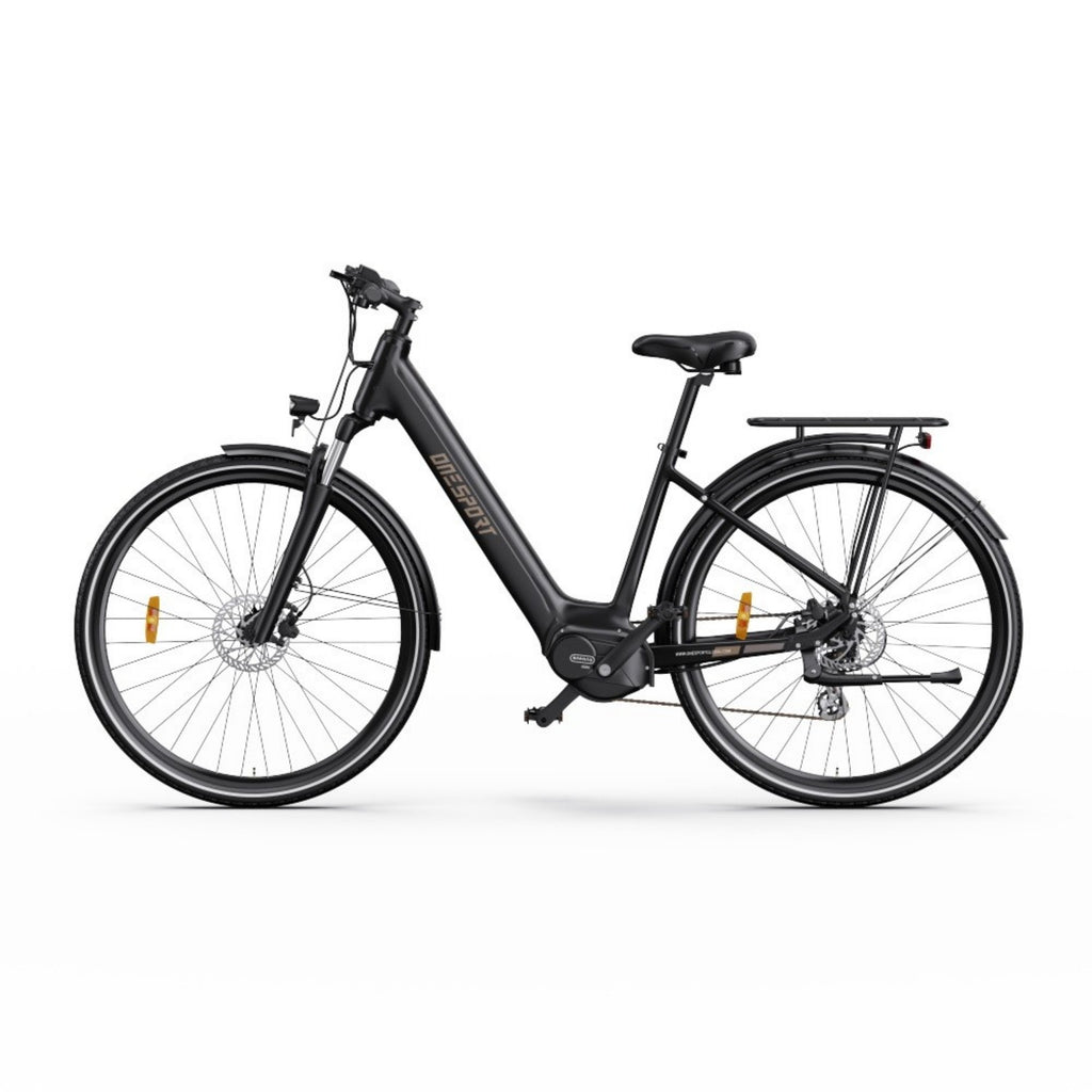 ONESPORT OT07 Electric Bicycle - 250W Motor 36V10.4AH Battery 27.5 Inch Tires Hydraulic Disc Brakes - Black