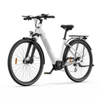 ONESPORT OT07 Electric Bicycle - 250W Motor 36V10.4AH Battery 27.5 Inch Tires Hydraulic Disc Brakes - White