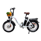 Vélo électrique DrveTion CT20 - Moteur 750W Batterie 48V20AH Roues 20 pouces Pliable - Blanc perle