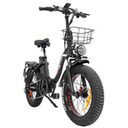 Vélo électrique DrveTion CT20 - Moteur 750W Batterie 48V15AH Roues 20 pouces Pliable - Noir