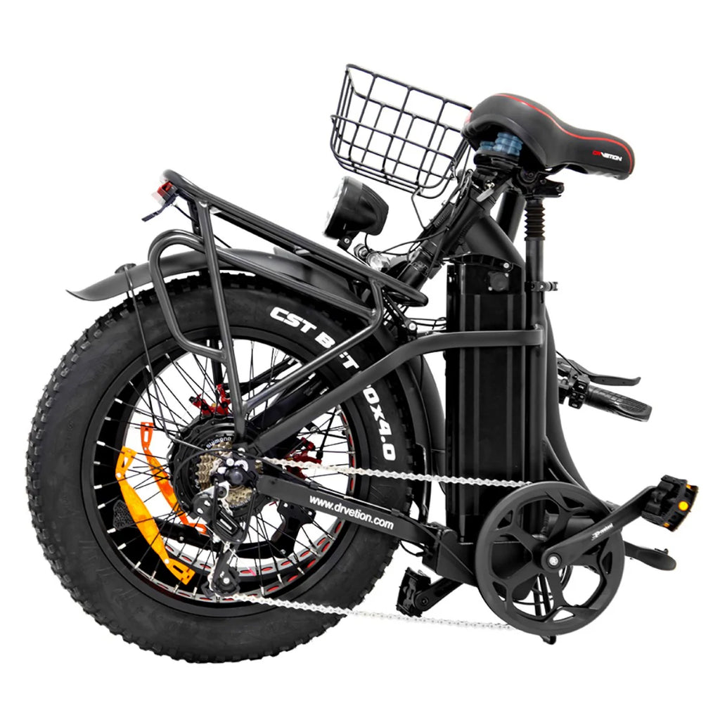 Vélo Électrique DrveTion CT20 - Moteur 750W Batterie 48V10AH Roues 20 Pouces Pliable - Noir