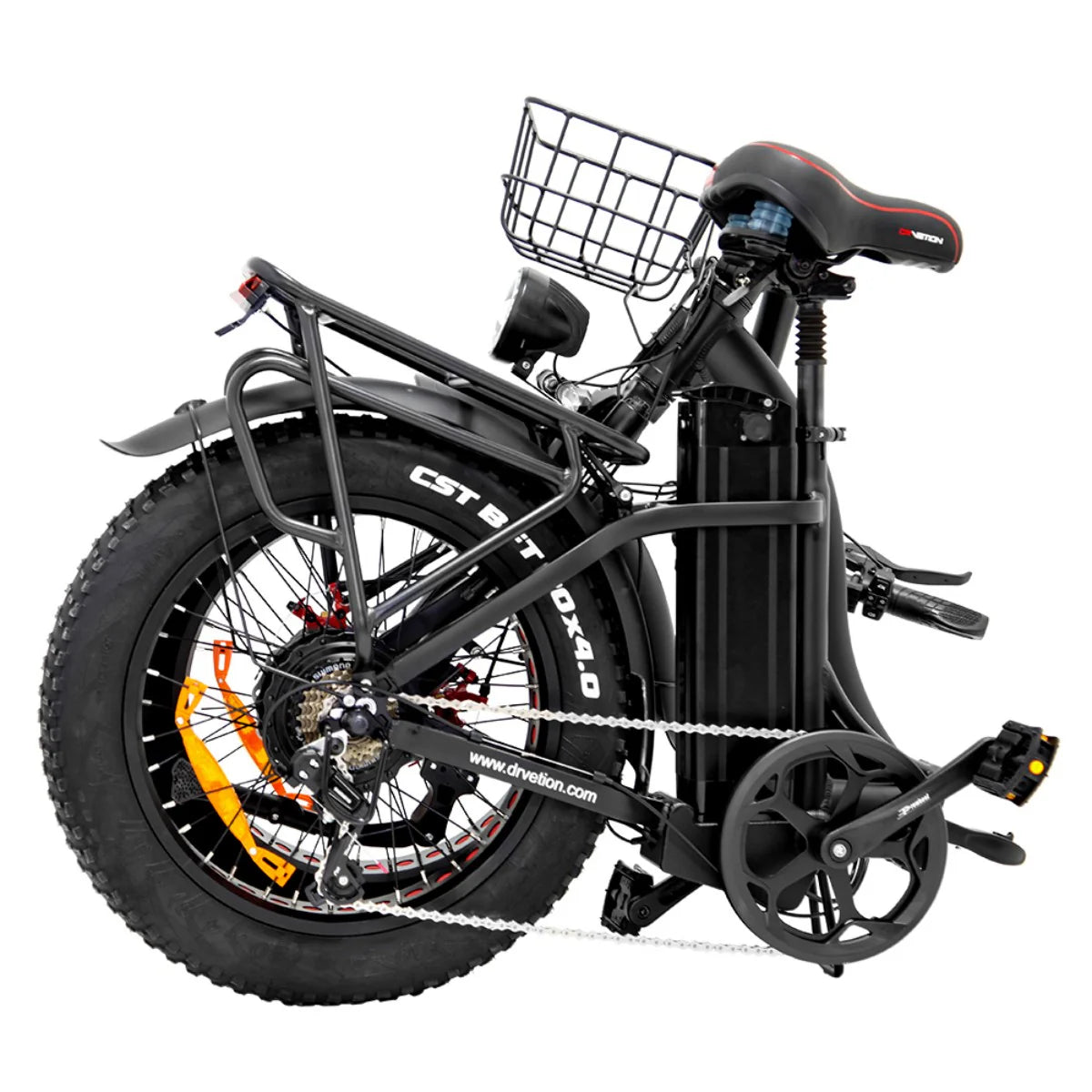 Vélo électrique DrveTion CT20 - Moteur 750W Batterie 48V15AH Roues 20 pouces Pliable - Noir
