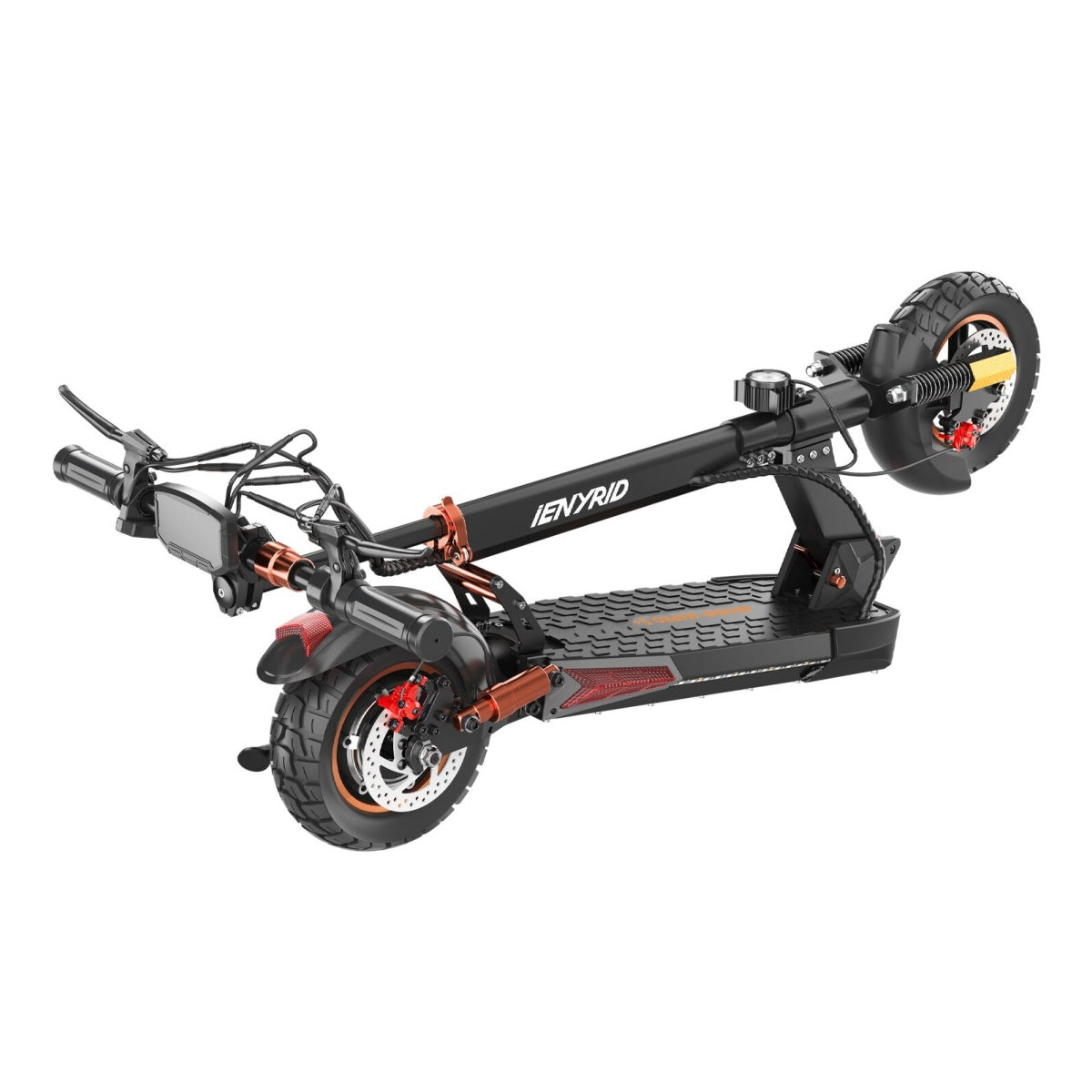 Trottinette électrique iENYRID IE-M4PROS+ - Moteur 800 W Batterie 48 V 12,5 Ah Pneus 10 pouces Pliable - Noir