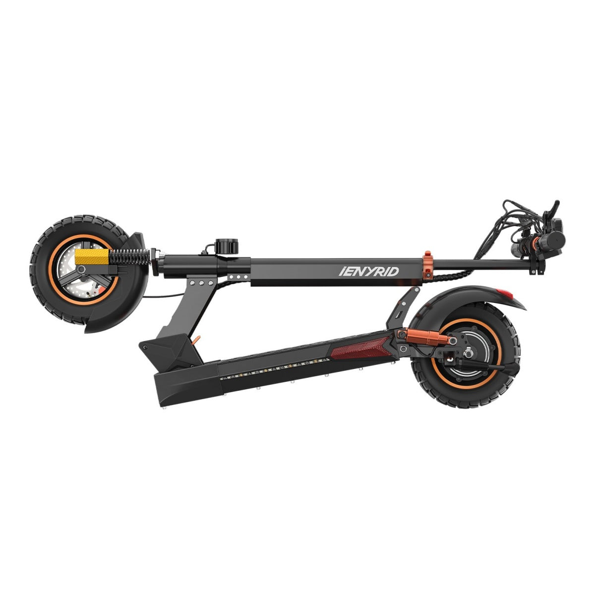 Trottinette électrique iENYRID IE-M4PROS+ - Moteur 800 W Batterie 48 V 12,5 Ah Pneus 10 pouces Pliable - Noir