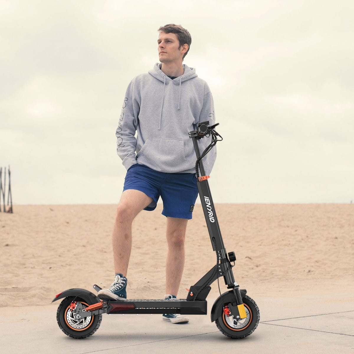 iENYRID IE-M4PROS+MAX Electric Scooter - 800W Motor 48V20AH Battery 10 Inch Tires - Black