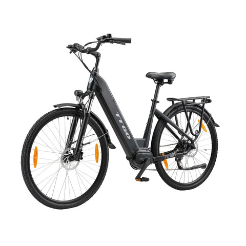 TTGO ZZ-28ST Elektrisches Fahrrad - 250W Motor 36V20AH Akku 28 Zoll Reifen Scheibenbremse - Schwarz