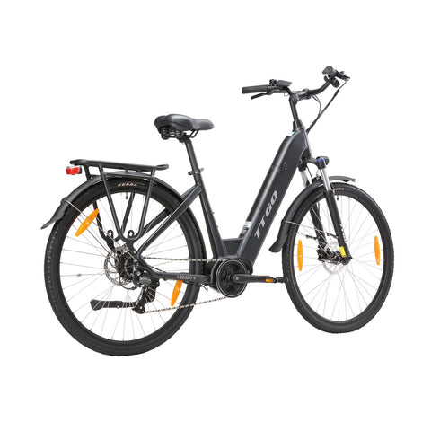 TTGO ZZ-28ST Elektrisches Fahrrad - 250W Motor 36V20AH Akku 28 Zoll Reifen Scheibenbremse - Schwarz