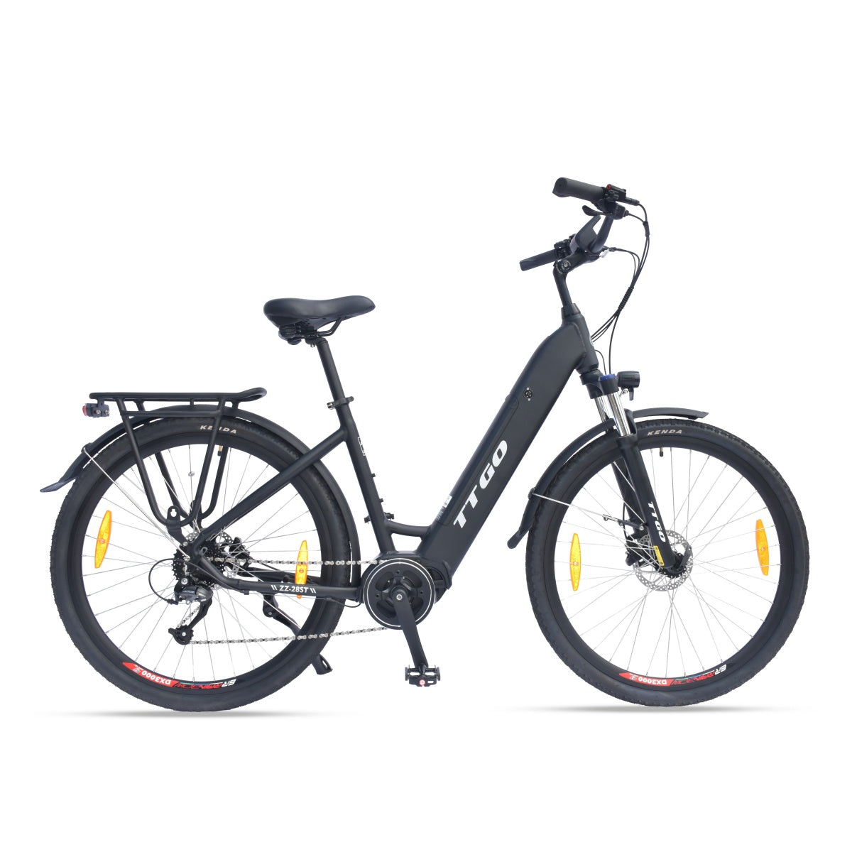 Vélo électrique TTGO LK-ZZ-28ST - Moteur 250W Batterie 36V20AH Pneus 28 pouces Frein à disque hydraulique - Noir
