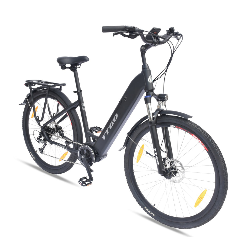 Vélo électrique TTGO LK-ZZ-28ST - Moteur 250W Batterie 36V20AH Pneus 28 pouces Frein à disque hydraulique - Noir