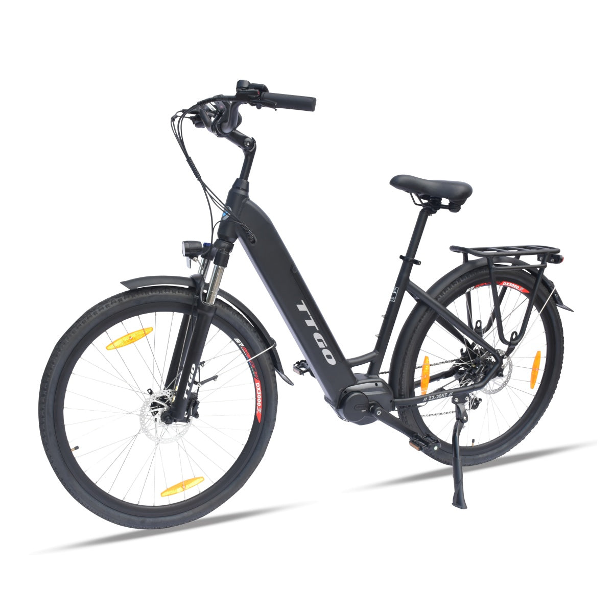 Vélo électrique TTGO LK-ZZ-28ST - Moteur 250W Batterie 36V20AH Pneus 28 pouces Frein à disque hydraulique - Noir