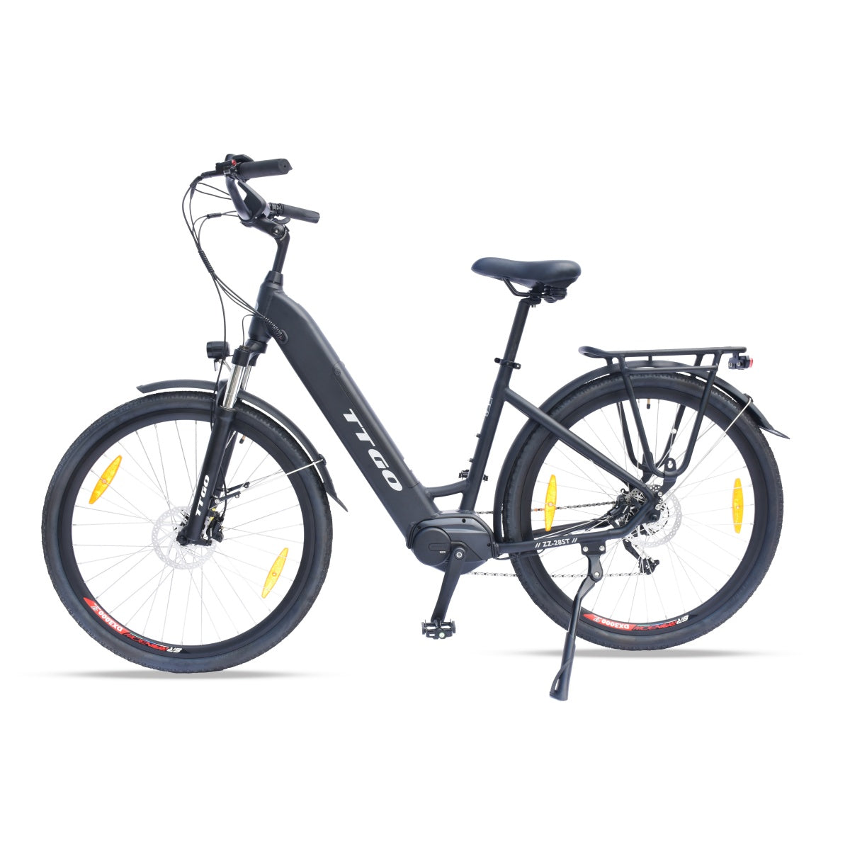 Vélo électrique TTGO LK-ZZ-28ST - Moteur 250W Batterie 36V20AH Pneus 28 pouces Frein à disque hydraulique - Noir