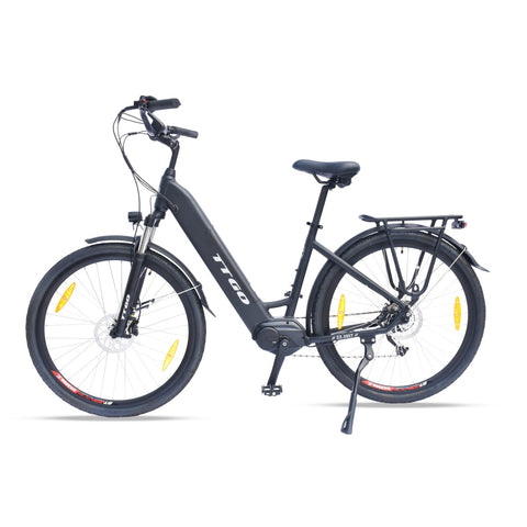 TTGO LK-ZZ-28ST Elektrisches Fahrrad - 250W Motor 36V20AH Akku 28 Zoll Reifen Hydraulische Scheibenbremse - Schwarz