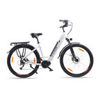 Vélo électrique TTGO LK-ZZ-28ST - Moteur 250W Batterie 36V20AH Pneus 28 pouces Frein à disque hydraulique - Blanc