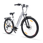 Vélo électrique TTGO LK-ZZ-28ST - Moteur 250W Batterie 36V20AH Pneus 28 pouces Frein à disque hydraulique - Blanc