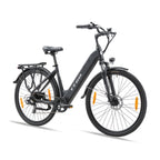 Vélo électrique TTGO HZ-28ST - Moteur 250W Batterie 36V20AH Pneus 28 pouces Freins à disque mécaniques - Noir