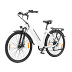 TTGO HZ-28ST Vélo électrique - Moteur 250W Batterie 36V20AH Pneus 28 pouces Freins à disque mécaniques - Blanc