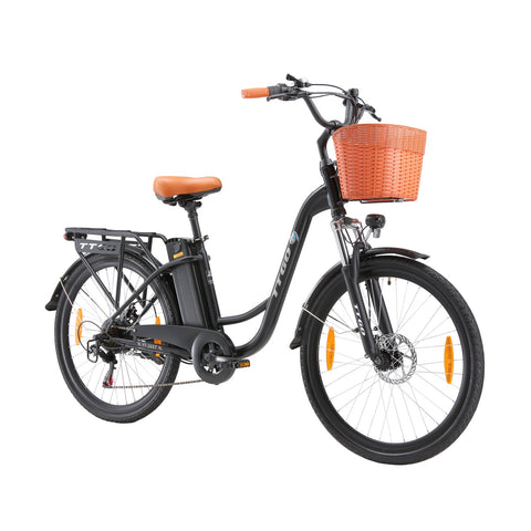 TTGO YY-26ST Elektrisches Fahrrad - 250W Motor 36V14.5AH Akku 26 Zoll Reifen Mechanische Scheibenbremsen - Schwarz
