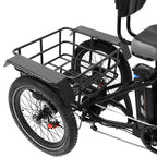 ONESPORT OT30 Three-Wheeled Electric Bicycle - 500W Motor 48V13AH Battery 20 Inch Tires Hydraulic Brake - Black