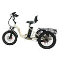 ONESPORT OT30 Three-Wheeled Electric Bicycle - 500W Motor 48V13AH Battery 20 Inch Tires Hydraulic Brake - White