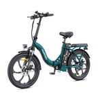 HillMiles MilePort 1 E-Bike – 250W Motor 36V13Ah Battery 20 Inch Tires Mechanical Disc Brake - Green