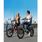 HillMiles MilePort 1 E-Bike – 250W Motor 36V13Ah Battery 20 Inch Tires Mechanical Disc Brake - Green
