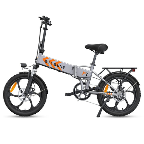 ENGWE P1 E-Bike - 20 Zoll Reifen 250W Motor 36V13AH Akku  Mechanische Scheibenbremsen - Silber