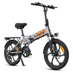ENGWE P1 Vélo électrique - Pneus de 20 pouces Moteur 250W Batterie 36V13AH Freins à disque mécaniques - Argent