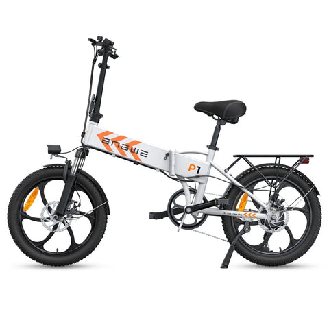 ENGWE P1 E-Bike - 20 Zoll Reifen 250W Motor 36V13AH Akku  Mechanische Scheibenbremsen - Weiße