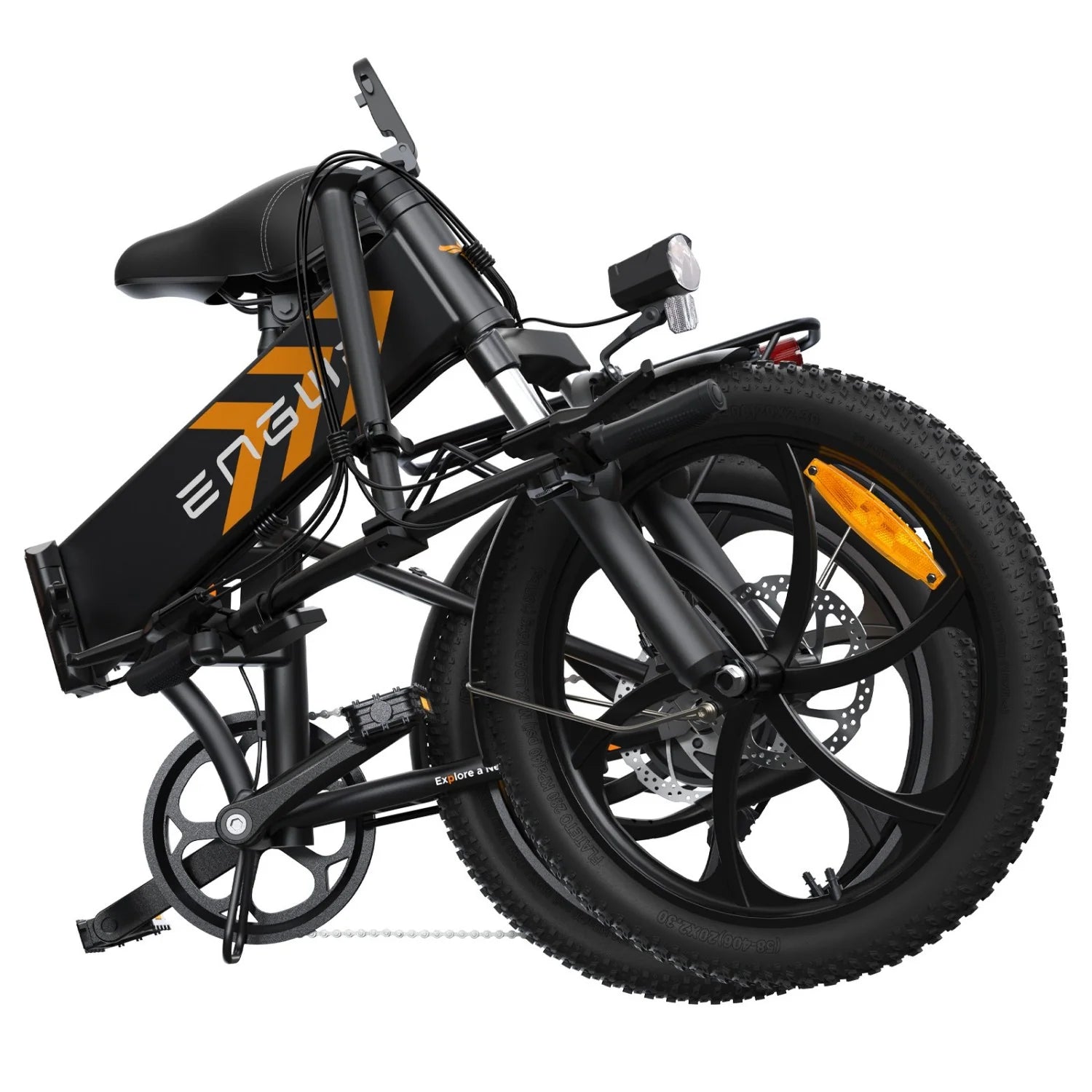 Vélo électrique ENGWE P1 - Pneus de 20 pouces Moteur de 250 W Batterie 36 V 13 Ah Freins à disque mécaniques - Noir