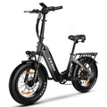 Vélo électrique TTGO F6 - Moteur 250 W Batterie 36 V 25 Ah Pneus 20 Pouces Freins Hydrauliques - Noir-Gris