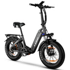 Vélo électrique TTGO F6 - Moteur 250 W Batterie 36 V 25 Ah Pneus 20 Pouces Freins Hydrauliques - Noir-Gris
