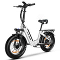 TTGO F6 E-Bike - Moteur 250W Batterie 36V25AH Pneus 20 Pouces Freins Hydrauliques - Blanc