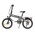 Vélo électrique PVY Z20 PRO EVO, Moteur 250W, Batterie 36V14.5AH, Pneus 20 pouces, Freins à disque mécaniques - Gris