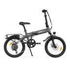 Vélo électrique PVY Z20 PRO EVO, Moteur 250W, Batterie 36V14.5AH, Pneus 20 pouces, Freins à disque mécaniques - Gris