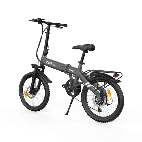 E-Bike PVY Z20 PRO EVO , 250W Motor, 36V14.5AH Batterie , 20 Zoll Reifen Mechanische Scheibenbremsen - Grau
