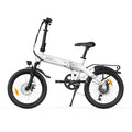 Vélo électrique PVY Z20 PRO EVO, Moteur 250W, Batterie 36V14.5AH, Pneus 20 pouces, Freins à disque mécaniques - Blanc