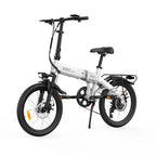 Vélo électrique PVY Z20 PRO EVO, Moteur 250W, Batterie 36V14.5AH, Pneus 20 pouces, Freins à disque mécaniques - Blanc