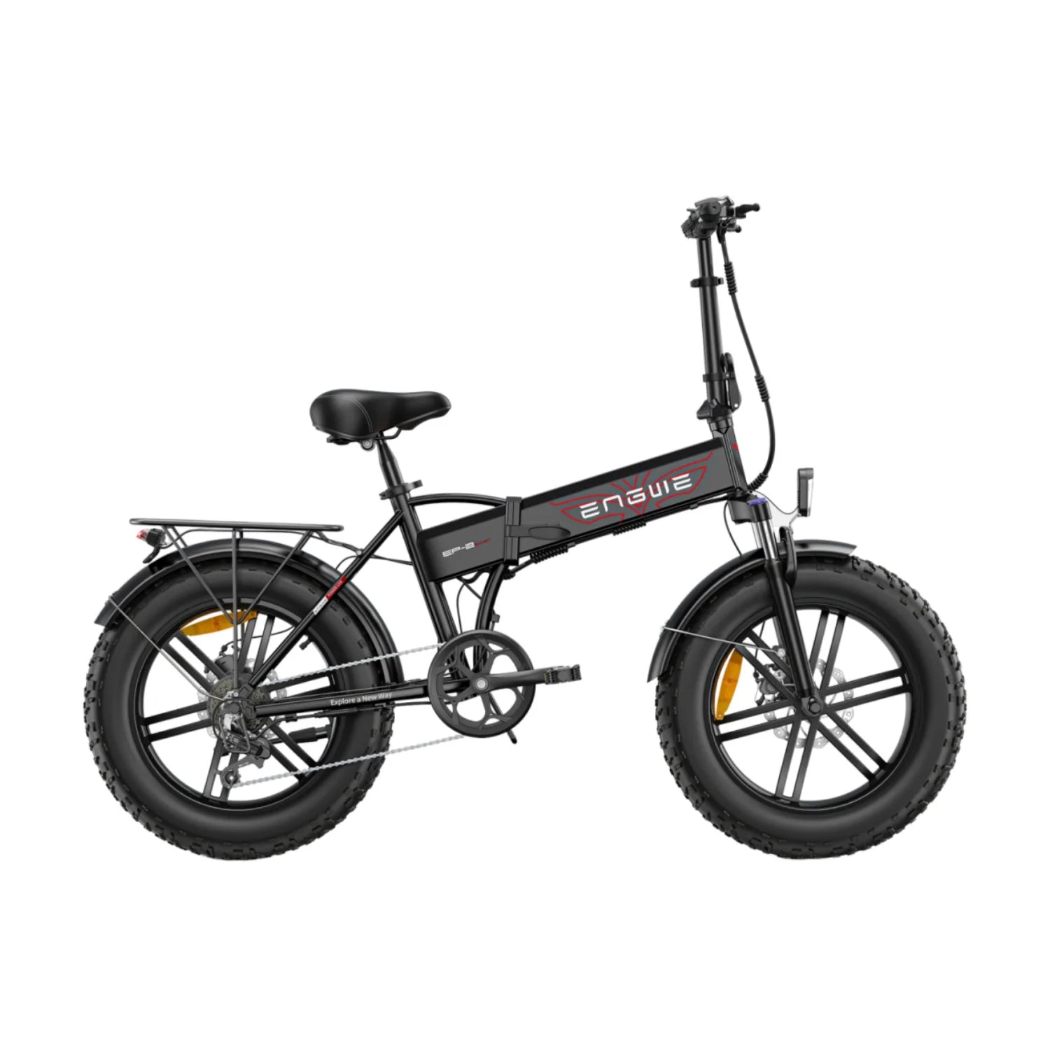 E-Bike ENGWE EP-2 BOOST 250W Motor 48V13AH Batterie 20 Zoll Reifen Hydraulischen Scheibenbremsen - Schwarz