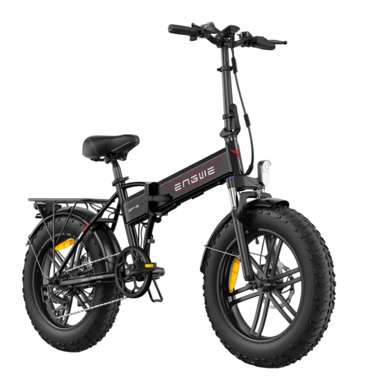 E-Bike ENGWE EP-2 BOOST 250W Motor 48V13AH Batterie 20 Zoll Reifen Hydraulischen Scheibenbremsen - Schwarz