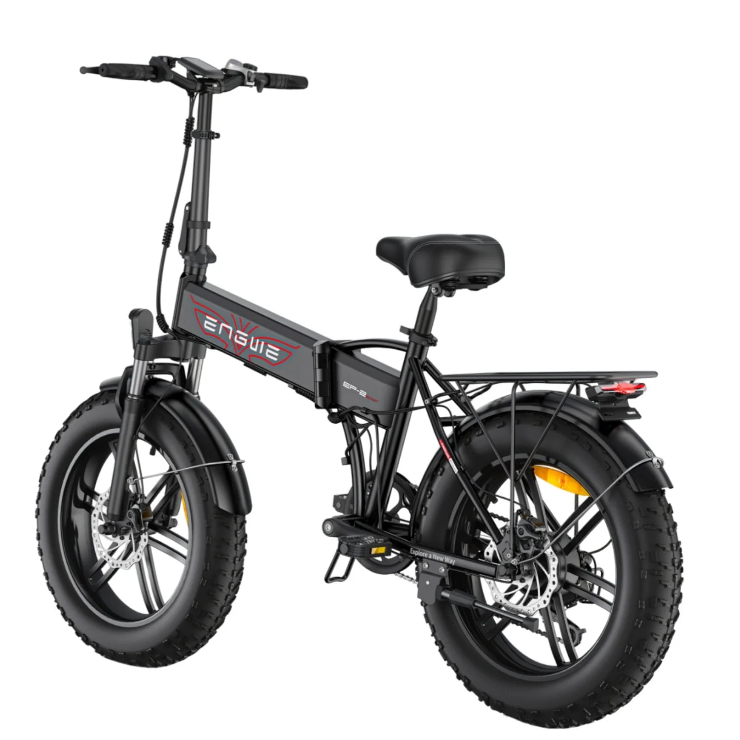 E-Bike ENGWE EP-2 BOOST 250W Motor 48V13AH Batterie 20 Zoll Reifen Hydraulischen Scheibenbremsen - Schwarz