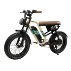 ONESPORT W66 E-Bike - 500W Motor  48V 13.5AH Akku 20 Zoll Reifen Hydraulische Bremsen - Beige Gelb