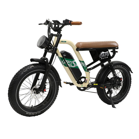 ONESPORT W66 E-Bike - 500W Motor  48V 13.5AH Akku 20 Zoll Reifen Hydraulische Bremsen - Beige Gelb