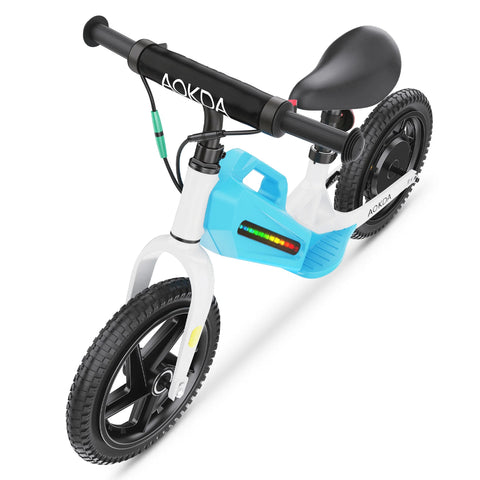 AOKDA AO-K8 Kinder E-Laufrad - Motor 180W Batterie 21.6V5.2AH 12" Reifen - Blau