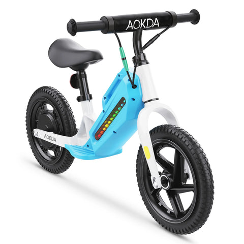 AOKDA AO-K8 Kinder E-Laufrad - Motor 180W Batterie 21.6V5.2AH 12" Reifen - Blau