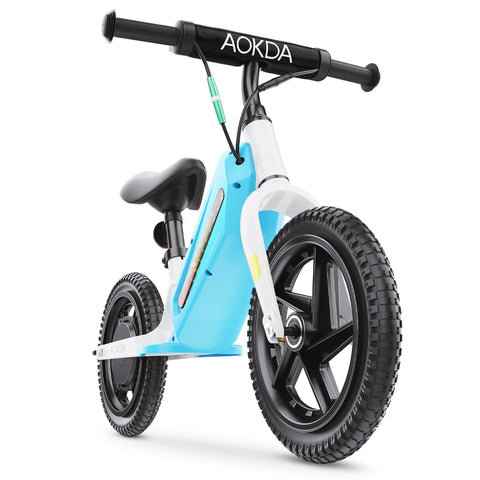 AOKDA AO-K8 Kinder E-Laufrad - Motor 180W Batterie 21.6V5.2AH 12" Reifen - Blau