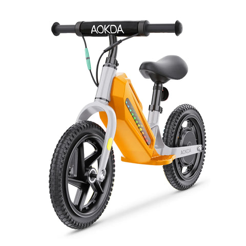 AOKDA AO-K8 Kinder E-Balance Bike - 180W Motor 21.6V 5.2Ah Batterie 12 Zoll Reifen - Orange
