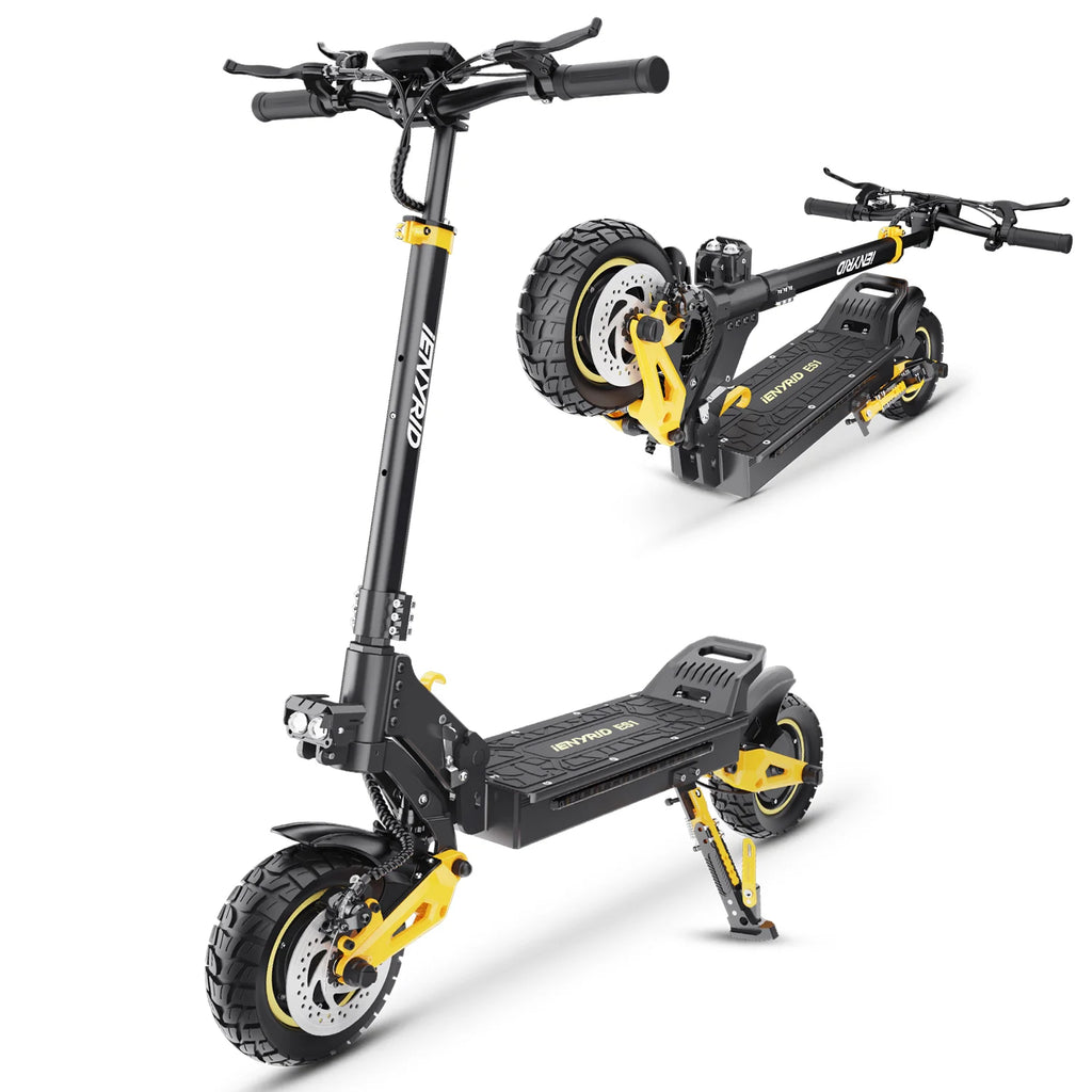 Electric Scooter iENYRID IE-ES1 - Motor 1200W*2 Battery 48V20.8Ah Color Display Foldable - Black