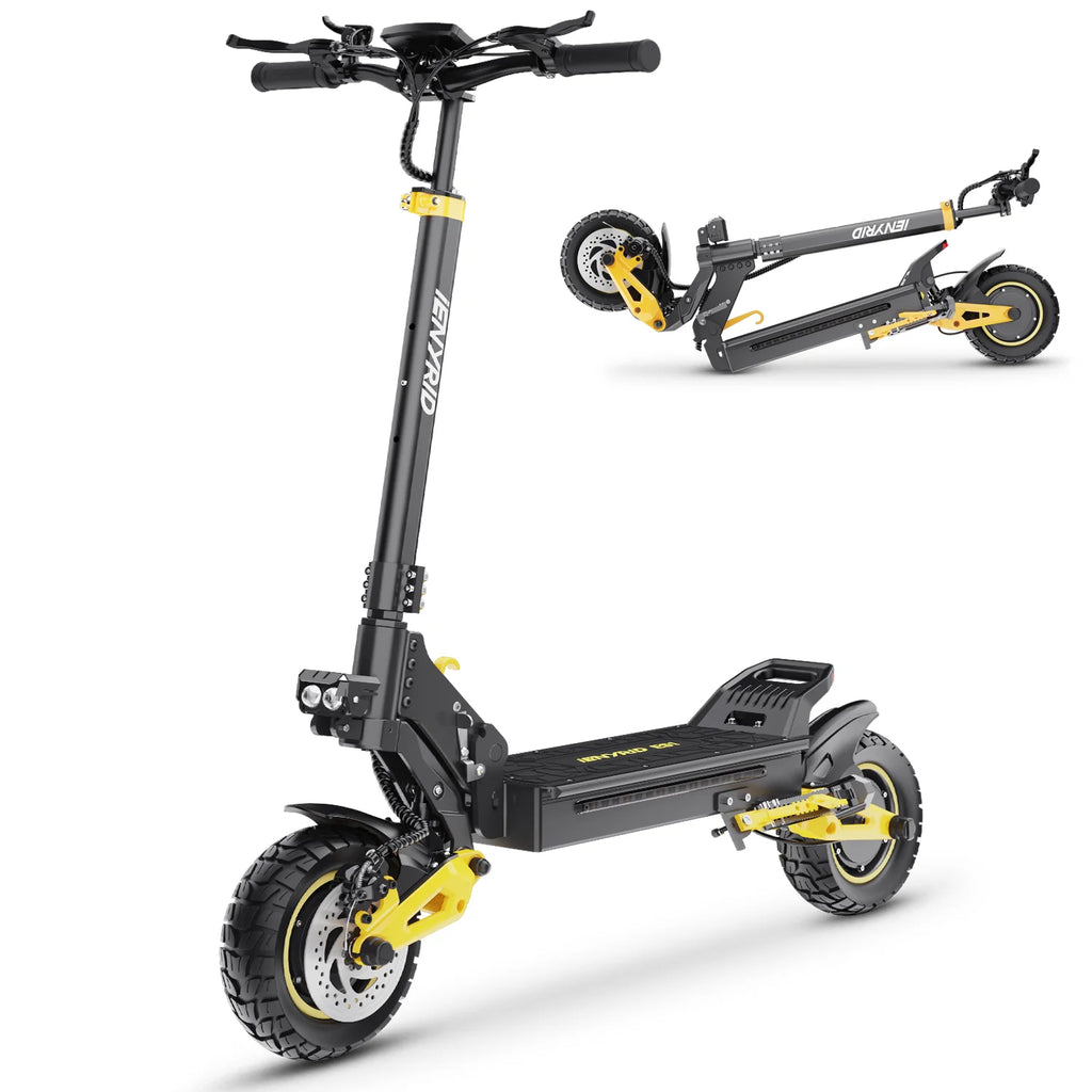 Electric Scooter iENYRID IE-ES1 - Motor 1200W*2 Battery 48V20.8Ah Color Display Foldable - Black