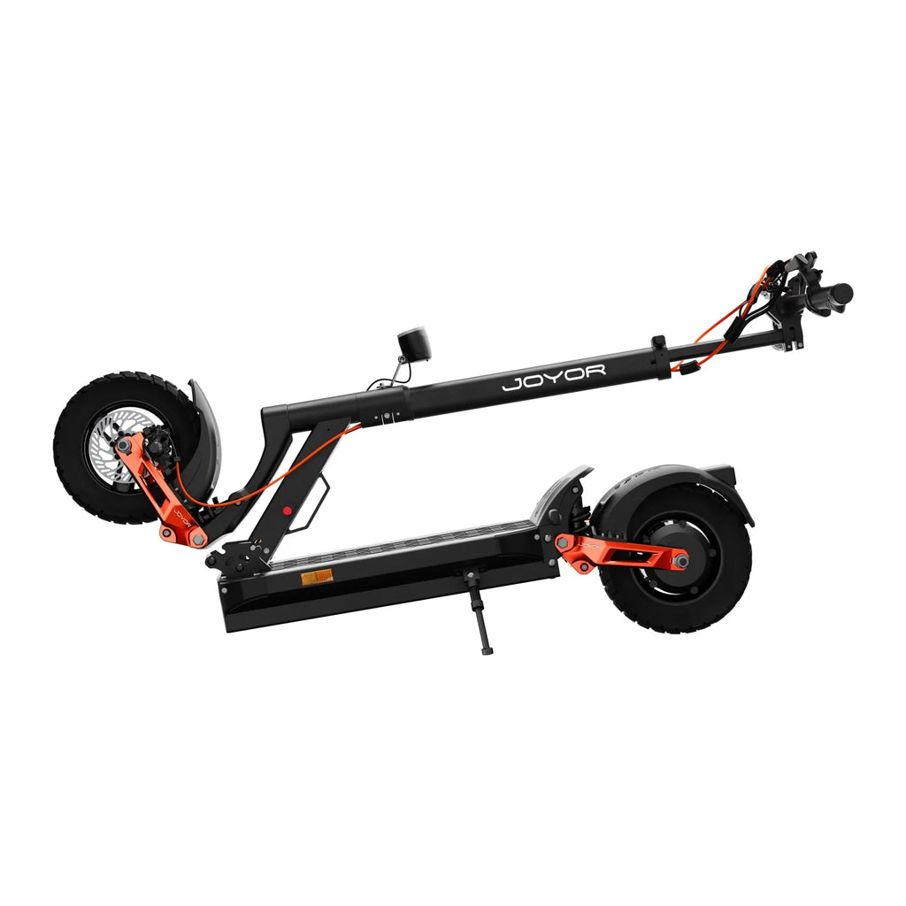 Trottinette électrique JOYOR T6E Certification ABE - Moteur 500W Batterie 48V18AH Pliable Pneus tout-terrain 10" - Noir